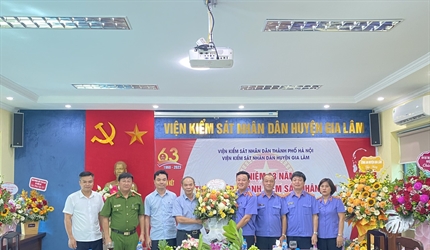 Viện KSND huyện Gia Lâm tổ chức mít tinh kỷ niệm 63 năm ngày thành lập...